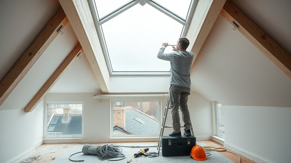 Electric Skylight Installation Wolverton